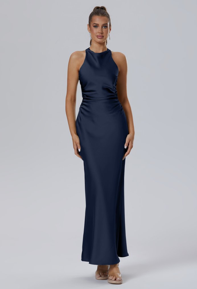 AW Teigne Dark Navy  Spring Wedding Guest Dresses